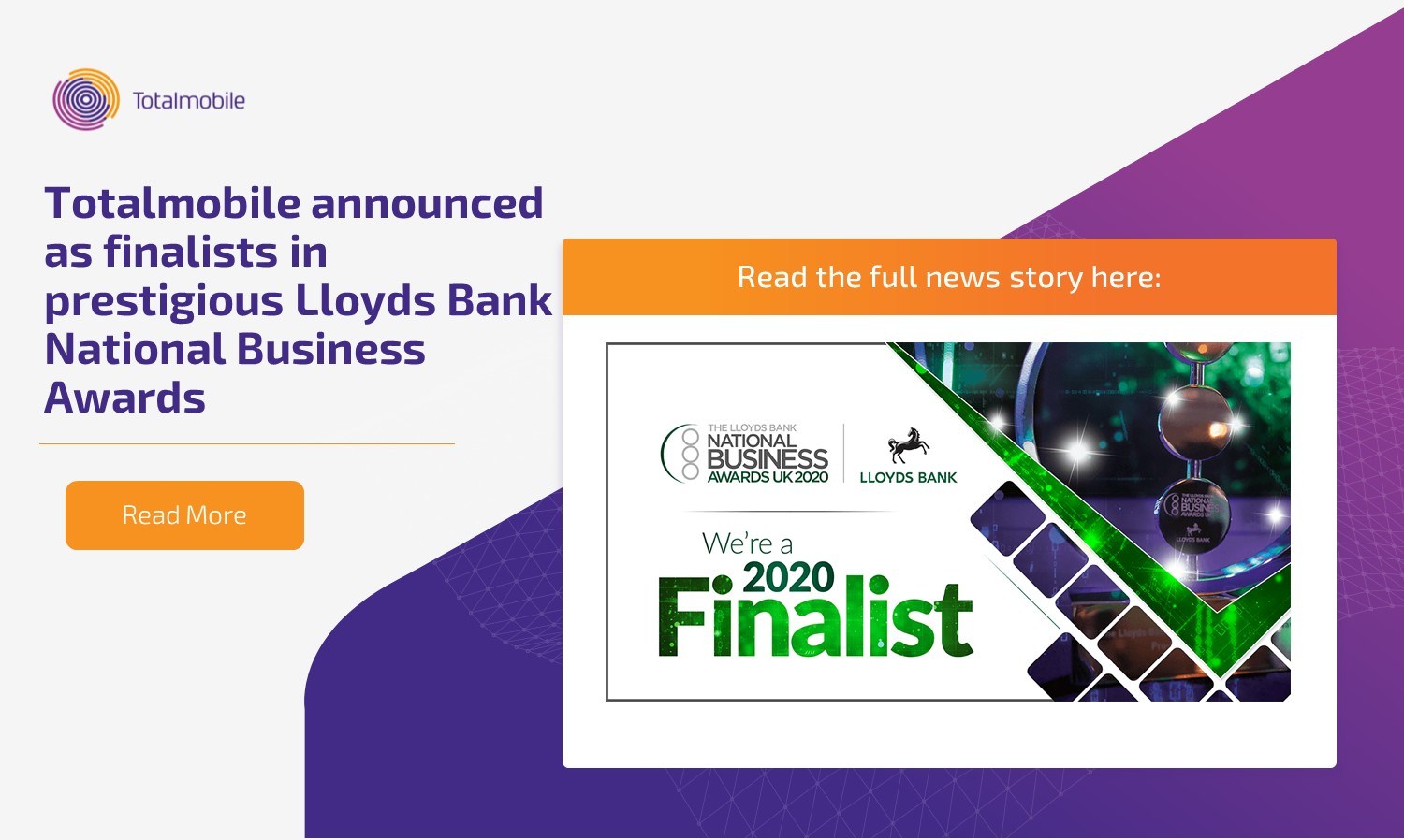 Totalmobile announced as finalists in prestigious Lloyds Bank National Business Awards