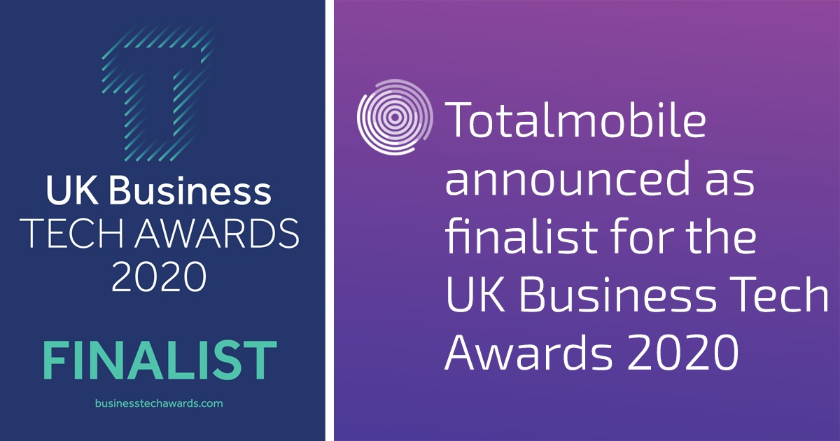 Totalmobile announced as finalist for the UK Business Tech Awards 2020