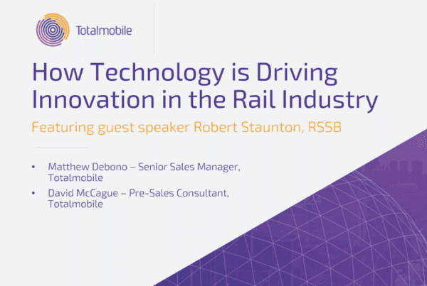 How Technology is Driving Innovation in the Rail Industry – Webinar