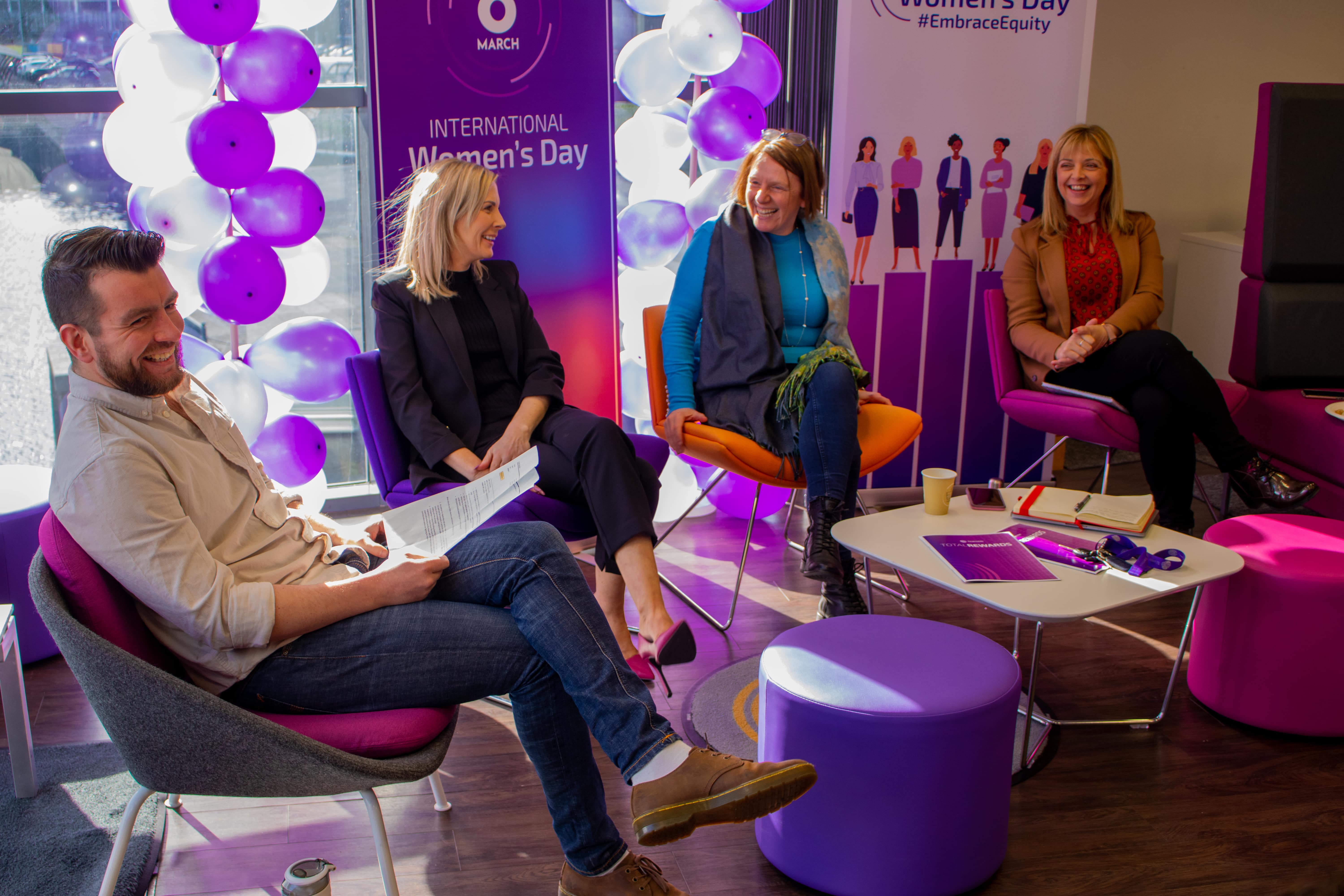 International women's day panel discussion..